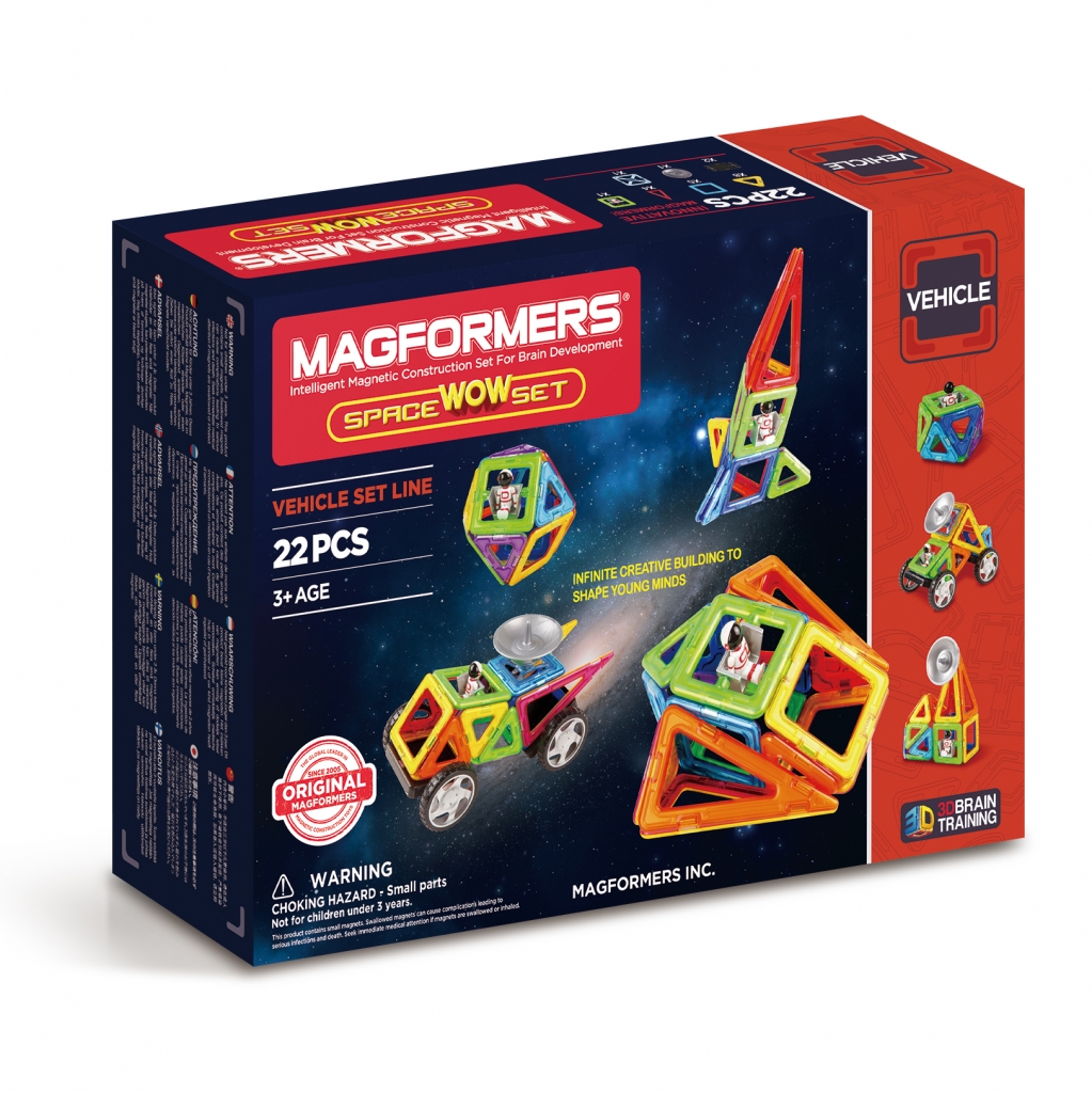 Магнитный конструктор Magformers Space Wow Set 22 (Космический Вау!-набор)