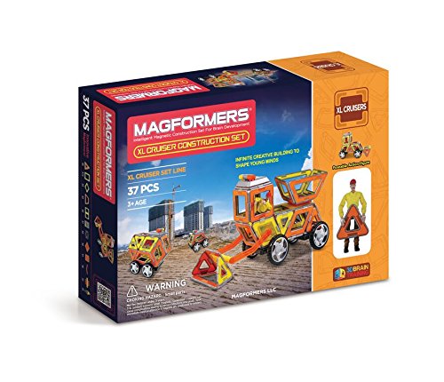 Магнитный конструктор Magformers XL Cruisers 37 (Строители)