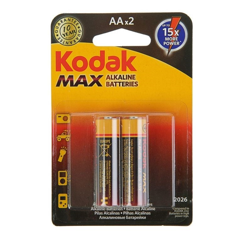 Батарейки LR6-2BL/KAA-2 Kodak