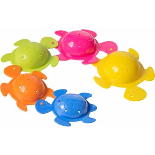 Игрушки для ванны Курносики "Черепашки" в наборе 5 шт.