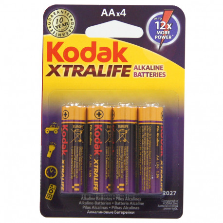 Батарейки LR6-4BL/KAA-4 Kodak XTRALIFE