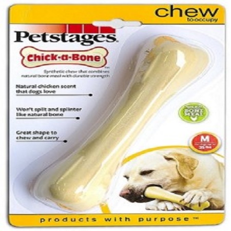 Petstages игрушка для собак Chick-ABone косточка с ароматом курицы 14 см средняя