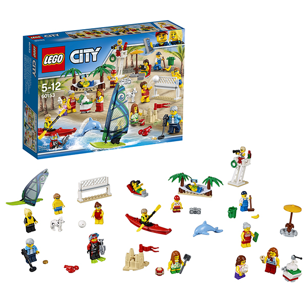 Конструктор LEGO City Отдых на пляже - жители LEGO CITY